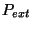 $ P_{ext}$